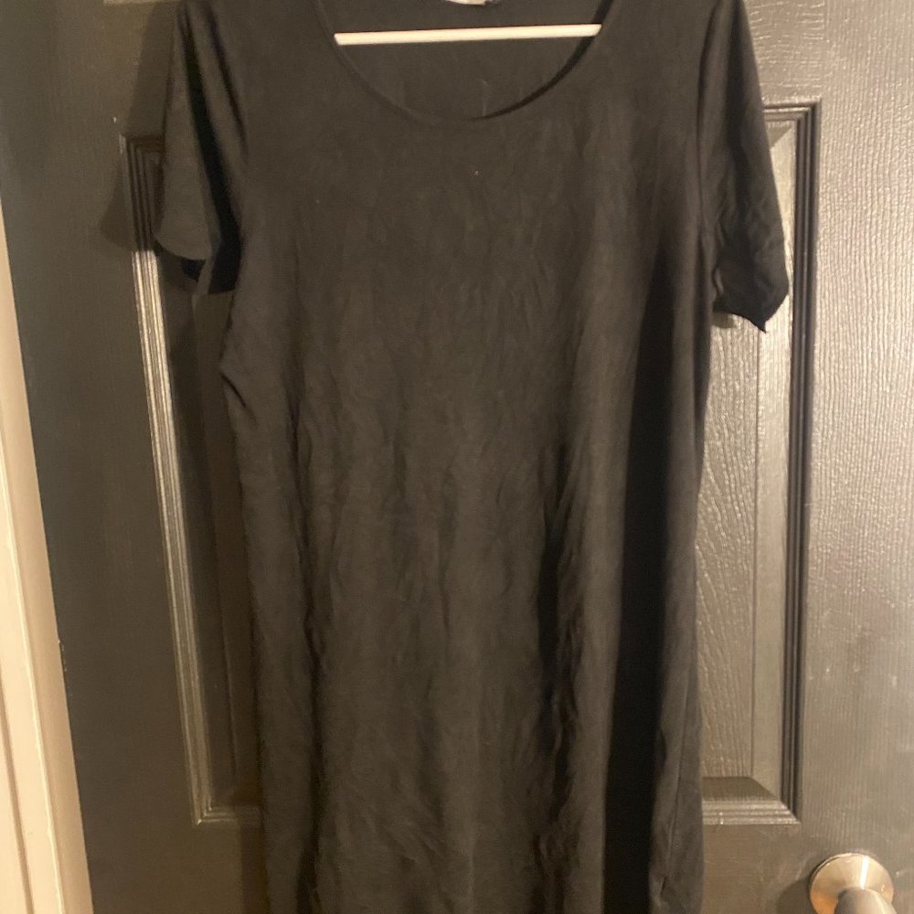 black casual dress